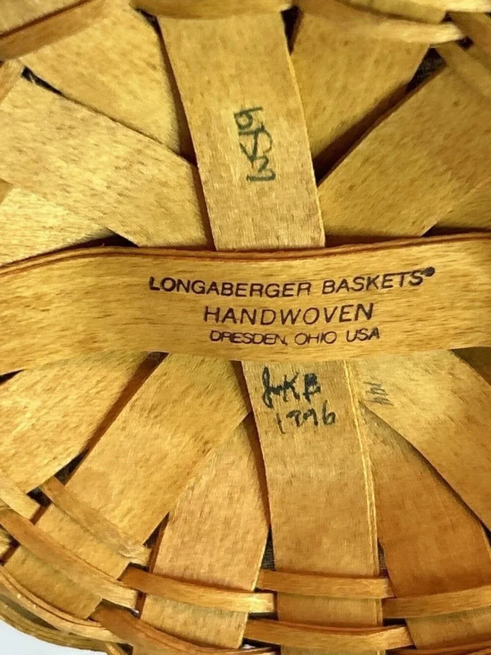 Longaberger Inaugural 1997 Basket Combo 5” wide & 4” high